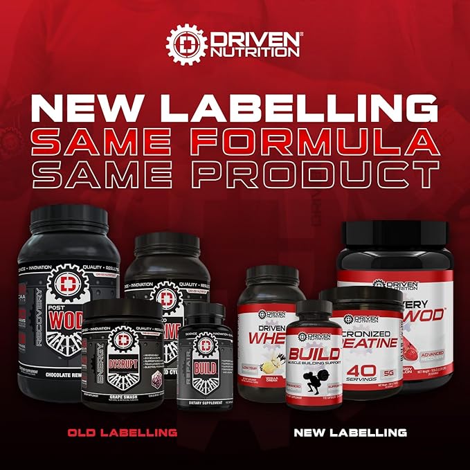Driven Pro Fusion 7 Meal Replacement Powder - Men & Women, 3 lbs - 24g Protein Per Serving, Digestive Enzymes & MCT Oil - Gluten-Free - On-The-Go Energy & Supports Muscle Mass - Banana Milkshake
