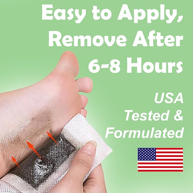 Dr. Entre's Foot Pads Lemon & Ginger to Feel Better, Sleep Better & Relieve Stress, Foot Patches | 70 Pack