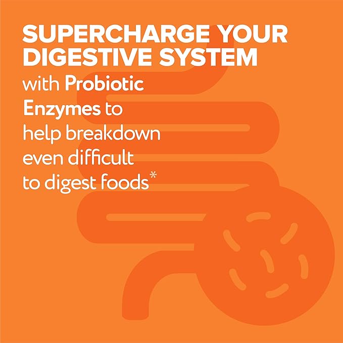 Florajen Digestive Enzymes with Probiotics and Prebiotics for Women and Men - Digestive Health, Gut Relief & Bloating - Triple Action Formula - 30ct
