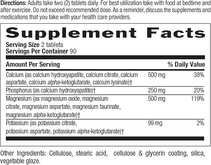 Country Life Target-Mins - Cardiovascular Health Support with Magnesium, Potassium & Calcium, Free-Form Amino Acids, Zinc-Free Electrolyte Supplement