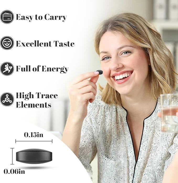 30,000 MG Shilajit Tablets, 100% Shilajit Pure Himalayan Organic, Shilajit for Men and Women Rich in Fulvic Acid & 85+ Trace Minerals, Shilajit Supplement for Energy & Immune System, 360 Count