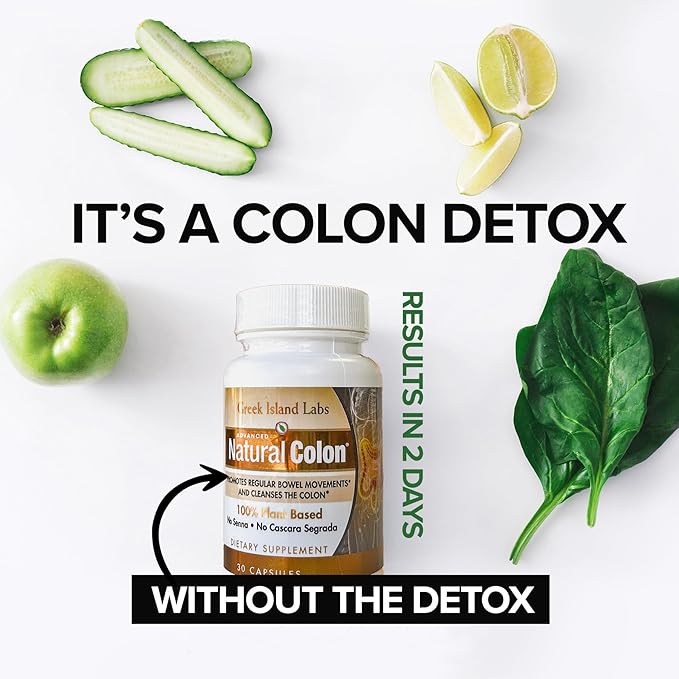Natural Colon Cleanse Supplements (30 Capsules) – at Home Colon Detox - Defend Against Gas, Bloating, Constipation, & Diarrhea – Improve Digestive System