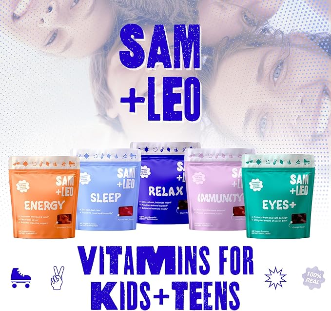 EYES+ Kids Gummy Vitamins - All Natural, Vegan Eye Vitamins for Kids & Teens - Vitamin A, Zinc, Lutein and Zeaxathin Gummies - Orange Flavor - 60/ct