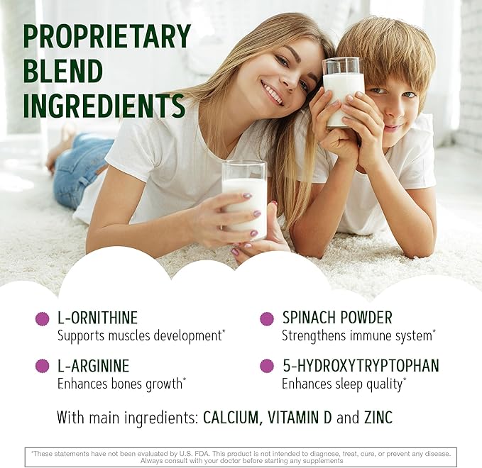 (Pack of 2) Height Growth Maximizer - Made in USA - Natural Height Increase Booster Supplement & Grow Taller Pills - Bone Growth for Adults, Teens & Kids - Vitamins for Boys & Girls to Get Taller