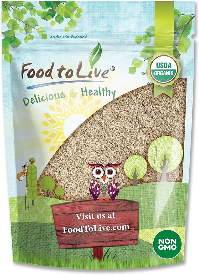 Food to Live Organic Ashwagandha Root Powder, 2 Pounds - Non-GMO, Finely Ground Indian Ginseng, Pure, Raw, Vegan. Easy to Mix. Adaptogenic Herb.