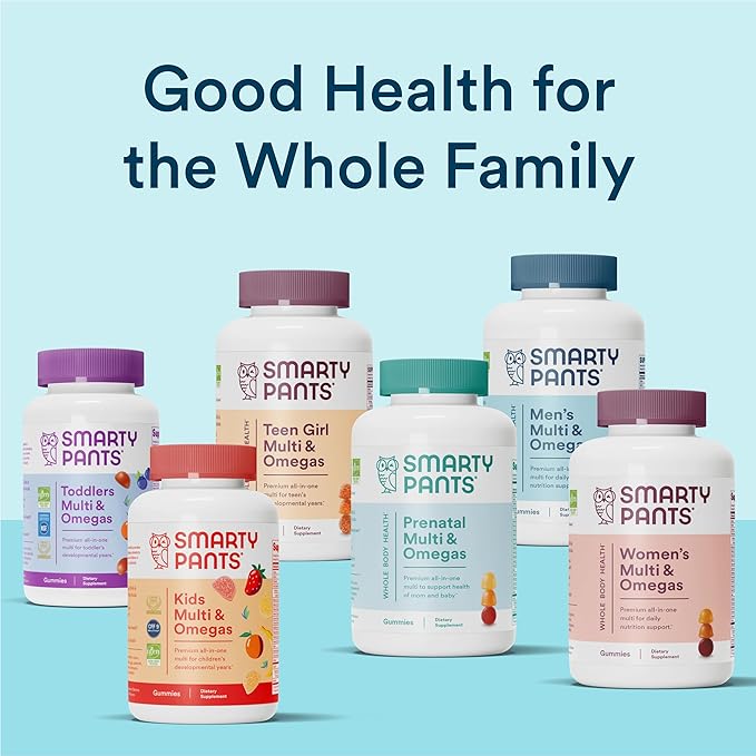 SmartyPants Multivitamin for Men, Organic Gummies: Methylfolate, Omega 3 (ALA), Vitamin D3, C, Vitamin B12, B6, Vitamin A, K & Zinc for Immune Support, Vegetarian, 120 Gummies (30 Day Supply)