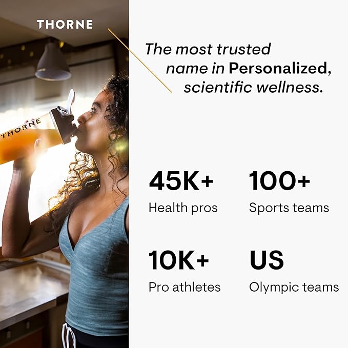 THORNE Men's Multi 50+ - Daily Multivitamin and Nutrients for Men Without Iron and Copper to Support Healthy, Active Lifestyle - Gluten-Free, Soy-Free - 180 Capsules - 30 Servings