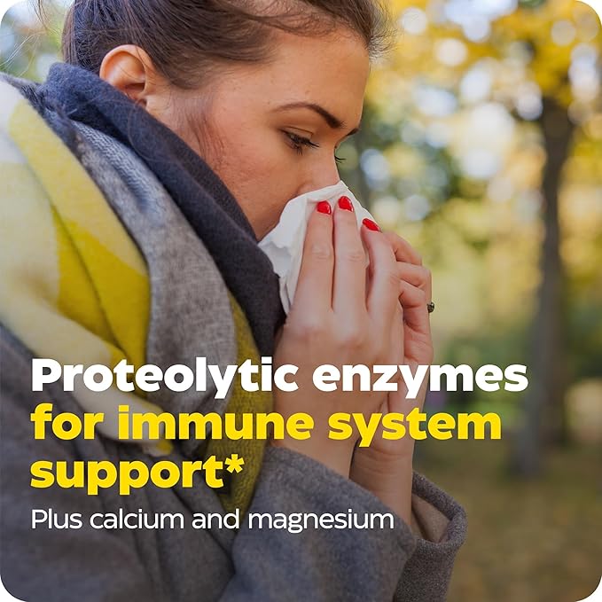 Enzymedica, Immune Defense, Regular Strength, Proteolytic Enzymes for Immune Support, 120 Count