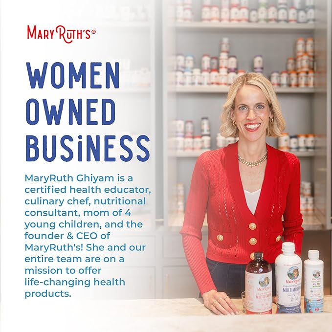 MaryRuth's Liquid Nighttime Multimineral | Sugar Free | Calm Magnesium Citrate | NO Melatonin | Calcium Magnesium Zinc | Muscle Relaxation | Available in 4 Flavors | Vegan | Gluten Free | 15 Servings