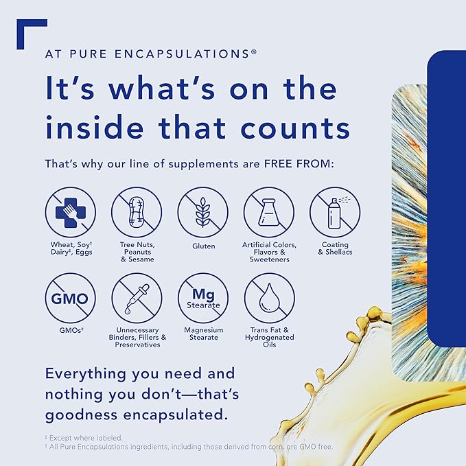 Pure Encapsulations Lutein & Zeaxanthin - Supports Overall Vision* - Maintains Macular Pigment & Eye Health* - Antioxidant Support* - Vegan-Friendly & Non-GMO - 120 Capsules