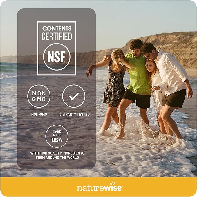 NatureWise Vitamin D3 2000iu (50 mcg) 200-Day Supply for Immune Support, Healthy Muscle Function, and Bone Health - Non-GMO, Gluten Free in Organic Extra Virgin Olive Oil, (Mini Softgel), 200 Count