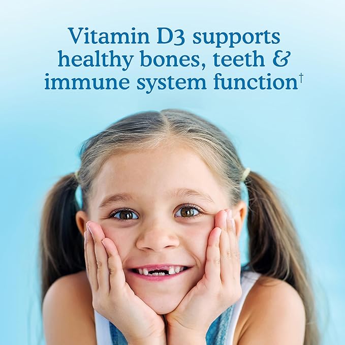 Garden of Life Dr. Formulated Kids' 10 Billion CFU Probiotic Stick Pack with D3 – Supports Bones, Teeth & Immune Function, Unflavored Powder, 30ct Carton