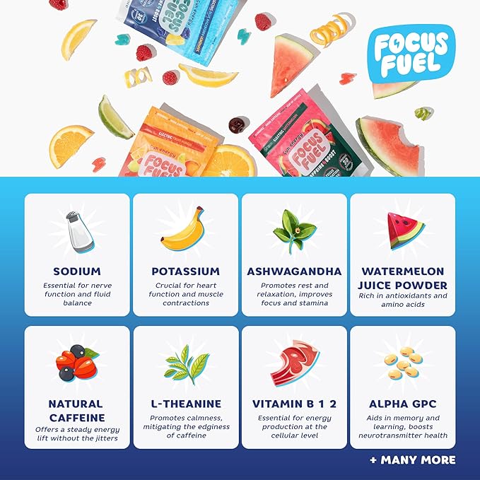 Energy Chews – Pineapple Flavor (15 Servings) – 100mg Caffeine + Alpha GPC + L-Theanine + B12, Magnesium – Tropical Energy Boost – No Crash or Jitters