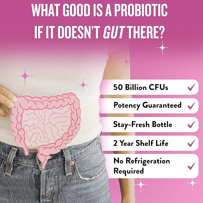 Legendairy Milk Hot Girl Ish™ - Daily Probiotics for Women with 50 Billion CFU - Women's Probiotic Supplement with 20 Probiotic Strains, Prebiotics & Postbiotic for Digestive, Gut & Immune Health