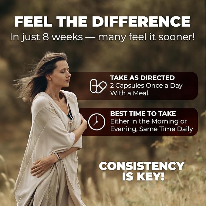 Meno- Menopause Hormonal Balance for Women, Estrogen Soy Isoflavones Menopause Supplement for Women, Ashwagandha, Black Cohosh Hot Flashes Menopause Relief, Night Sweats Relief 60Caps