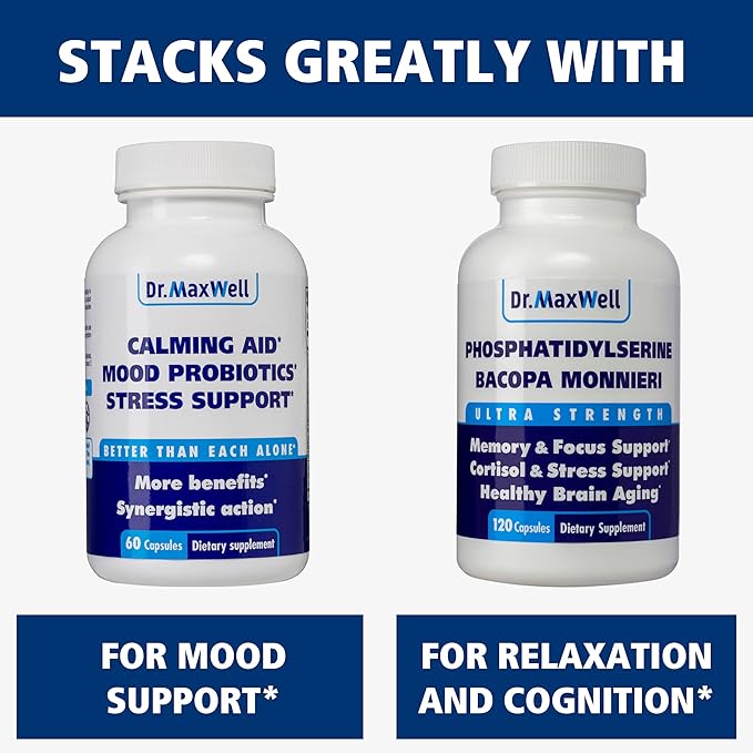 Cortisol Manager Supplement, Supports Relaxation, Mood & Sleep in Times of Occasional Stress, Ashwagandha Rhodiola Adaptogens, Helps Maintain Normal Cortisol Levels, 120 Capsules