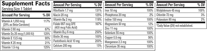 Centrum Adult Multivitamin/Multimineral Supplement with Antioxidants, Zinc, Vitamin D3 and B Vitamins, Gluten Free, Non-GMO Ingredients - 200 Count
