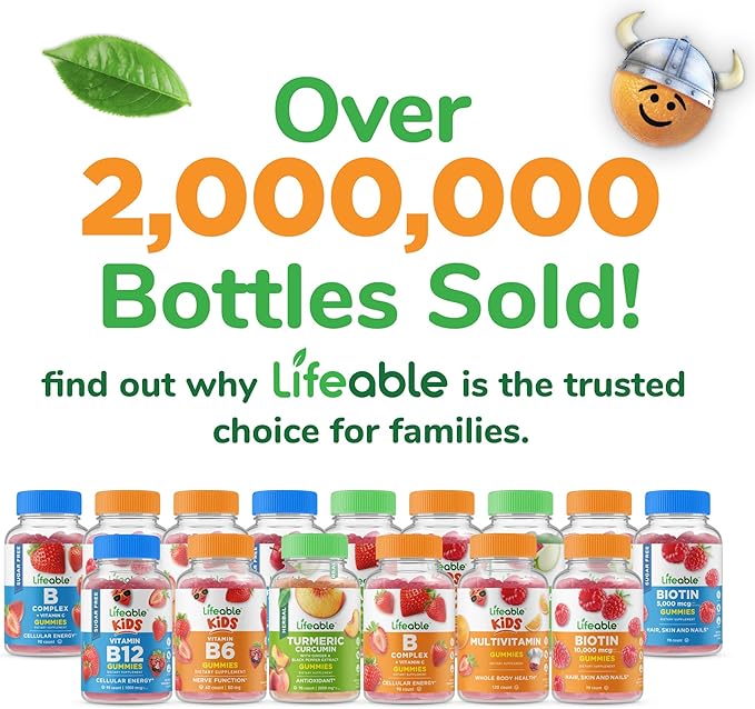 Lifeable Zinc Gummies for Kids |15mg | Great Tasting Kids Zinc Supplements | GMO Free Vegetarian Zinc Vitamins | for Healthy Skin and Immune Support for Kids and Children | 90 Gummies