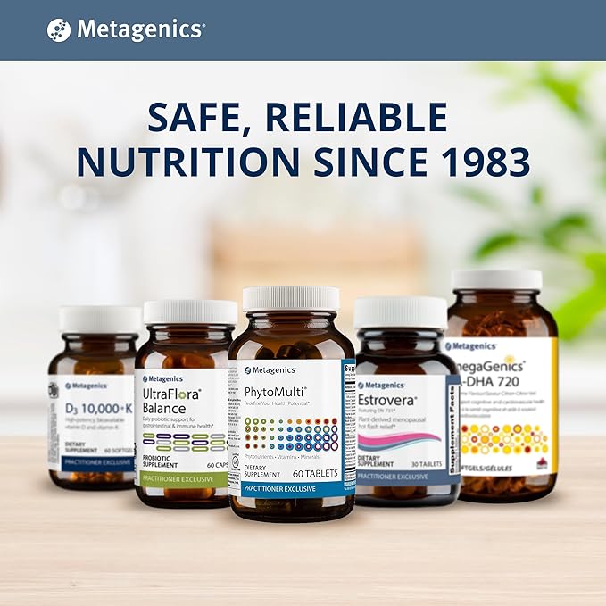 Metagenics Multigenics Intensive Care - Multivitamin - Dietary Supplements for Everyday - with Iron, Quercetin, Beta-Carotene, Ascorbic Acid & More - Non-GMO - Gluten-Free - 180 Tablets