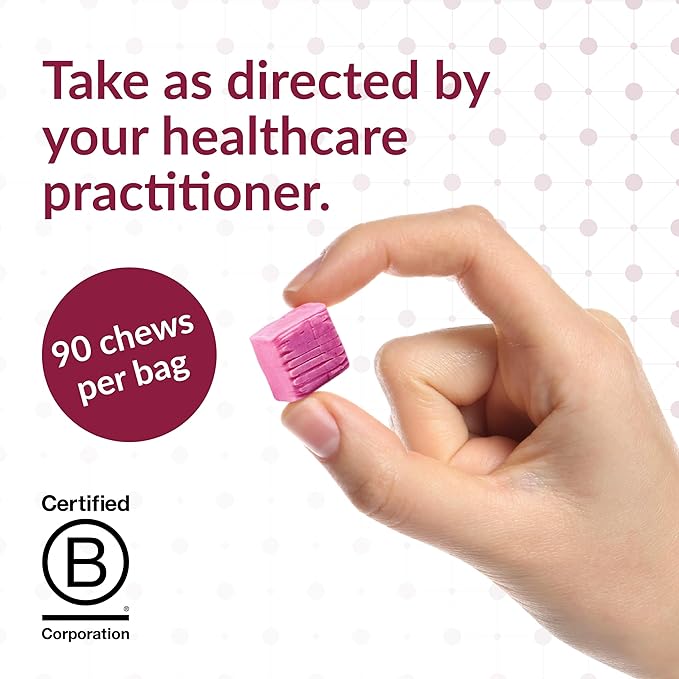 Bariatric Advantage Calcium Citrate Chewy Bites 500 mg - for Bariatric Surgery Patients - Vitamin D3 - Sugar-Free Chewable Calcium Supplement - Bariatric Calcium Chews - Raspberry Flavor - 90 Count