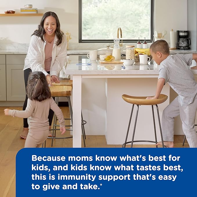 Mommy's Bliss Kids Elderberry Gummies, Supports Immunity with Black Elderberry, Zinc & Vitamin C, Gluten Free & Vegan, Age 2 Years+ (60 Count)