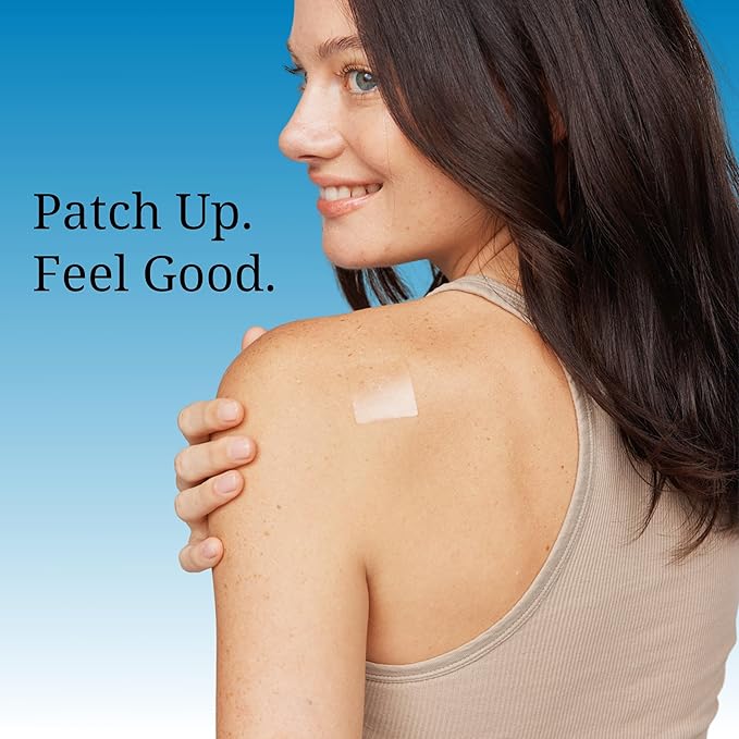 The Patch Remedy Daily Glutathione Patch - 30 Topical Glutathione Patches Plus NAC with Glutathione (Antioxidant) and N-Acetyl-Cysteine, Skin Sticker Cleanse Patch Transdermal