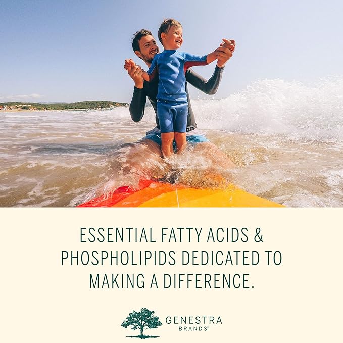 Genestra Brands Super EFA Liquid | Supports Cardiovascular Health, and The Development of Brain, Eyes, and Nerves in Children* | 16.9 Fl Oz | Natural Orange Flavor