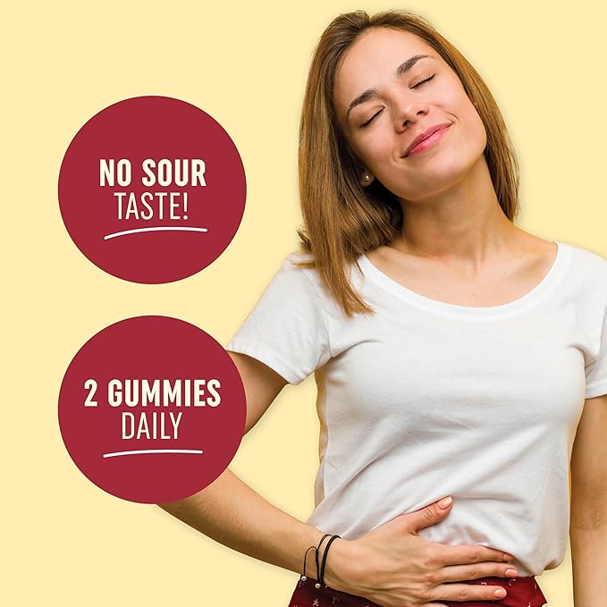 Organic Apple Cider Vinegar Gummies for Digestion, Detox & Immunity & Support with ACV | with The Mother, Vitamin B6, B12 & Folate | Vegan, 500MG | 60 Ct