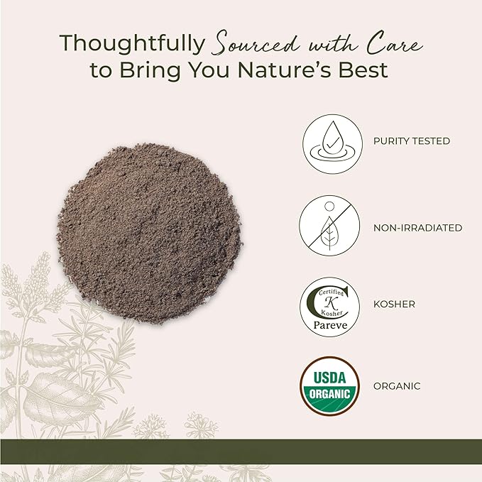 Starwest Botanicals Organic Milk Thistle Seed Powder - Ground Milk Thistle for Tea & Cooking, Mix in Juice, Add to Smoothies, Oatmeal, & Yogurt, Certified Kosher, Non-GMO - Bulk 1 lb Bag