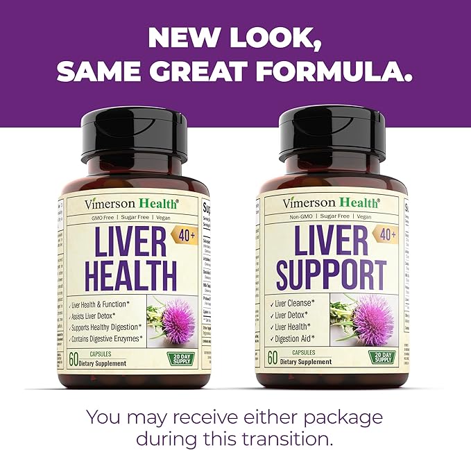 Liver Cleanse Detox & Repair Milk Thistle Supplement. Liver Support with Digestive Enzymes, Artichoke Extract, Dandelion Root Supplement. Milk Thistle Liver Detox & Liver Cleanse. 60 Liver Health Caps