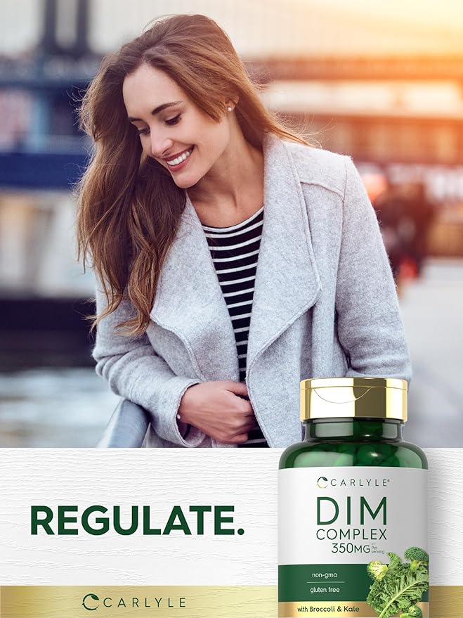 Carlyle DIM Supplement | 350mg | 200 Count | Vegetarian, Non-GMO & Gluten Free Complex