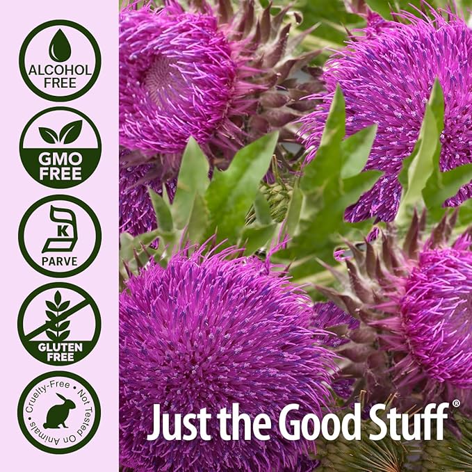 Nature's Answer Milk Thistle 2 Ounce Extract - Alcohol Free, Non GMO, Liver Support Supplement for Everyone - Liver Detox, Made in USA