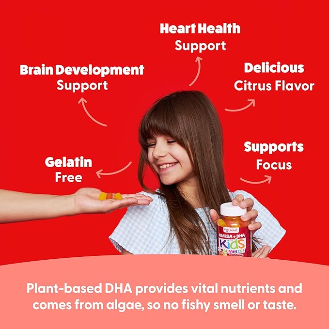 Feel Great Kids Essentail Vitamins Trio - Omega + DHA - Vitamin D - Multivitamin for Wellness & Immune Support