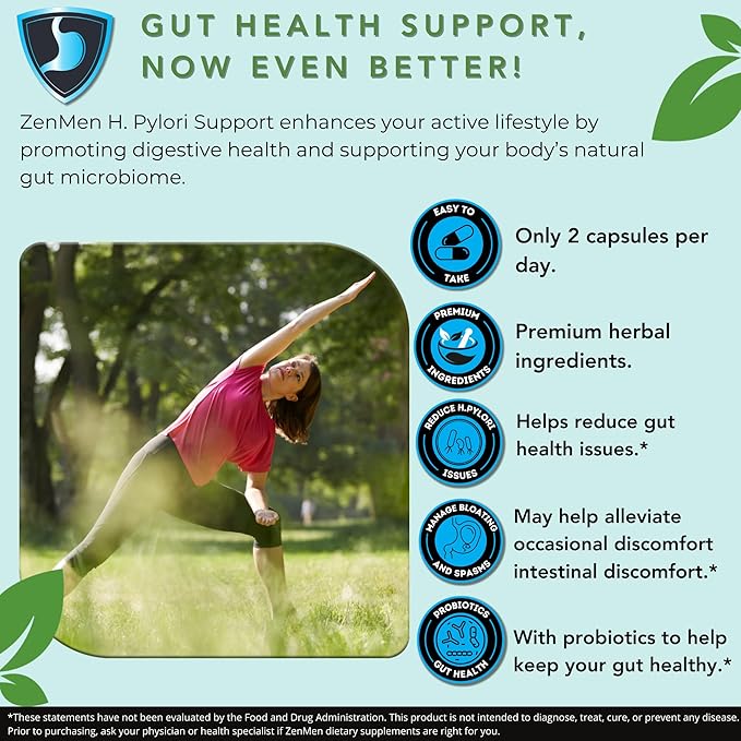 H. Pylori Support | Lactobacillus Reuteri Probiotic with Mastic Gum for Digestion & GI Health - Third Party Tested, 60 Vegan Capsules, Made in The USA