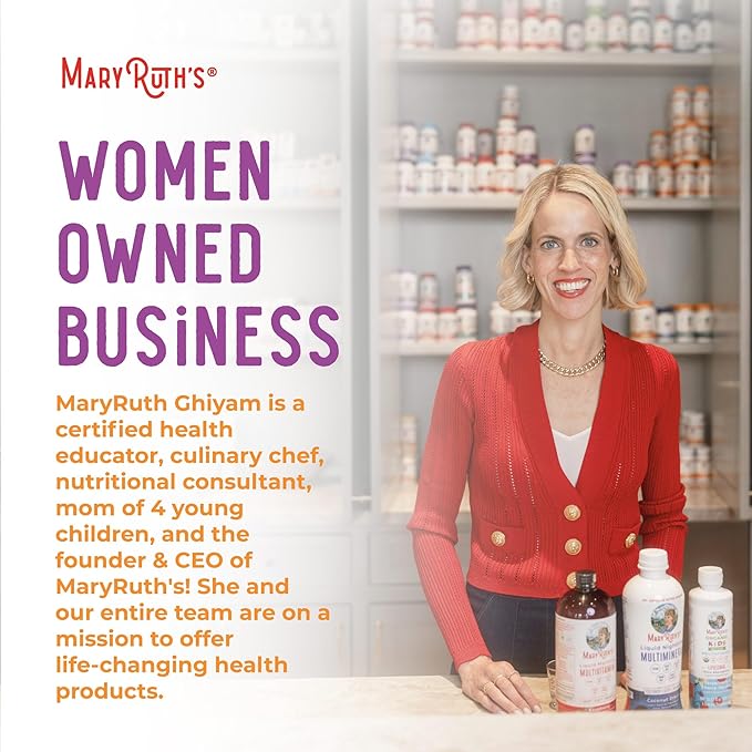 Quercetin Liquid Drops by MaryRuth's | Sugar Free | Liquid Quercetin 500mg for Adults 18 & Over | Cardiovascular Health for Adults | Bioflavonoid | Vegan | Non-GMO | Gluten Free | 4 Fl Oz