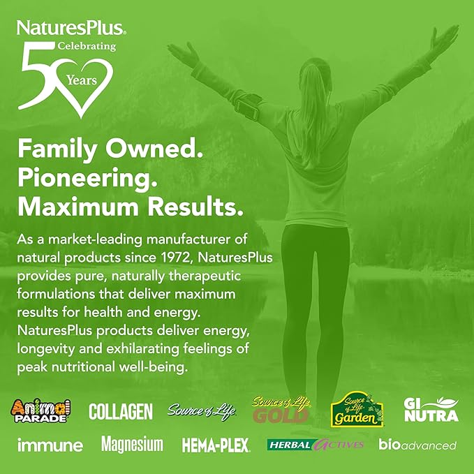 Natures Plus Source of Life Gold Multivitamin Liquid - 30 oz - with Vitamins D3, B12 & K2 - Blood, Bone & Immune Support - Vegetarian & Gluten Free - 30 Servings