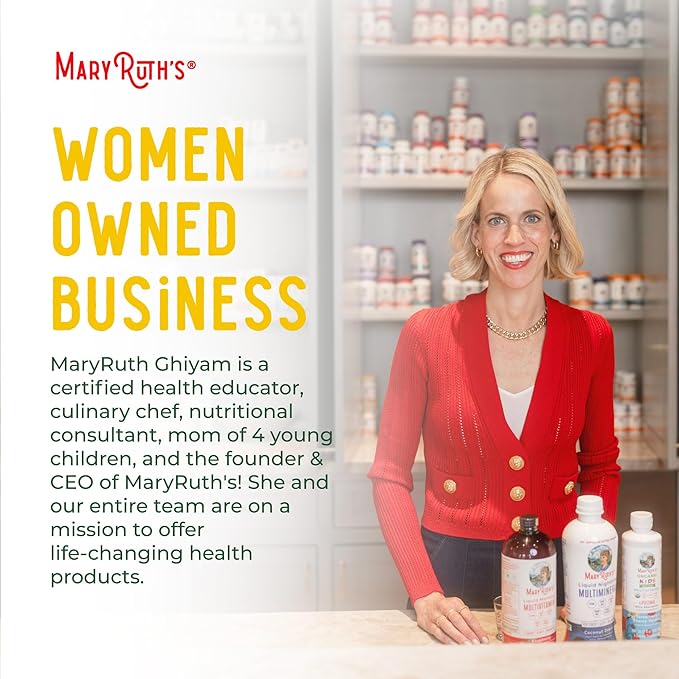 MaryRuth's Liquid Nighttime Multimineral | Sugar Free | Calm Magnesium Citrate | NO Melatonin | Calcium Magnesium Zinc | Muscle Relaxation | Available in 4 Flavors | Vegan | Gluten Free | 32 Servings