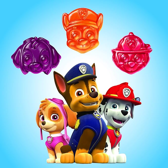 L’il Critters Paw Patrol Gummy Vites Daily Gummy Multivitamin for Kids, Vitamin C, D3 for Immune Support Cherry, Orange and Blueberry Flavors, 190 Gummies