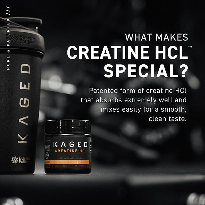 Kaged Creatine HCl Powder | Fruit Punch | Supports Muscle Growth and Recovery | Patented Creatine Hydrochloride Formula | Easy Digestion and Enhanced Muscle Absorption | 75 Servings