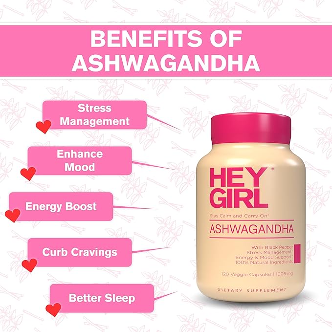 Ashwagandha Capsules 1005mg - Ashwagandha Powder with Organic Black Pepper | 120 Pills Pure Ashwagandha Powder and Root Extract | Natural Mood & Stress Support, Energy, Focus, Thyroid Ashwaganda