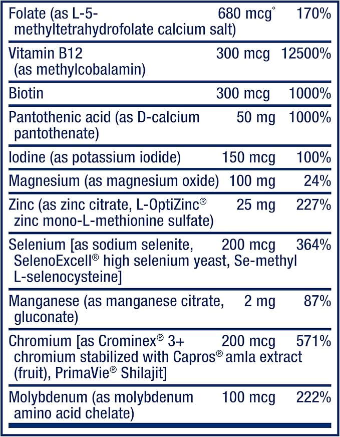 Life Extension One-Per-Day Multivitamin – Packed with Over 25 Vitamins, Minerals & Plant Extracts, Quercetin, 5-MTHF Folate & More – 1-Daily, Non-GMO, Gluten-Free – 60 Tablets