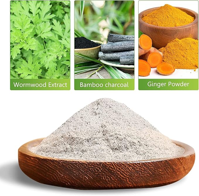 20PCS Natural Bamboo Ginger Powder Foot Pads for Foot Care, Deep Cleansing, Relaxation, Sleep Aid
