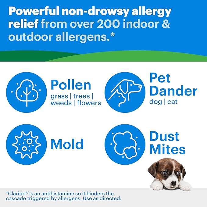 Claritin New Cooling Honey Flavored Liquid, 24hr Non-Drowsy Allergy Medicine for Adults — Instantly Soothing Liquid for Relief of Sneezing, Runny Nose, Watery Eyes and Itchy Throat 8 oz