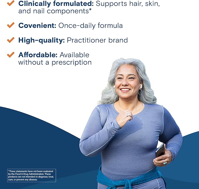 Bariatric Fusion ONE Per Day Bariatric Hair Skin and Nails Vitamins REJUVENATOR for Women | Vegan Hair Growth Vitamins with Biotin, Vitamin B12, and B1 | Easy to Swallow | 60 Capsules