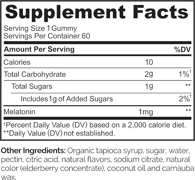 NATURELO Melatonin Gummies for Kids – Non-GMO, Gluten-Free, Soy Free - Strawberry Flavor - Gentle Sleep Supplement - 60 Vegetarian Gummies