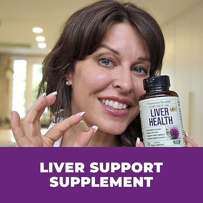 Liver Cleanse Detox & Repair Milk Thistle Supplement. Liver Support with Digestive Enzymes, Artichoke Extract, Dandelion Root Supplement. Milk Thistle Liver Detox & Liver Cleanse. 90 Liver Health Caps
