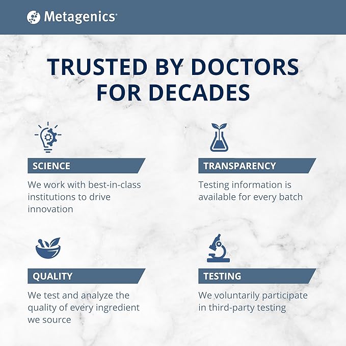 Metagenics Multigenics Intensive Care - Multivitamin - Dietary Supplements for Everyday - with Iron, Quercetin, Beta-Carotene, Ascorbic Acid & More - Non-GMO - Gluten-Free - 180 Tablets