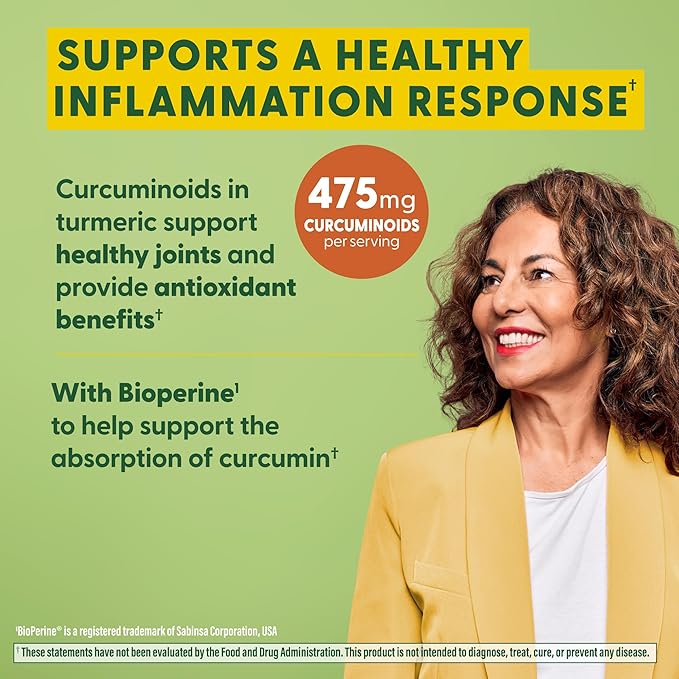 MegaFood Whole Body Turmeric Curcumin Supplement - Turmeric Supplement With Black Pepper & Vitamin C - 475 mg Curcuminoids Per Serving - Antioxidant & Immune Support - Vegan - 120 Tablets, 60 Servings
