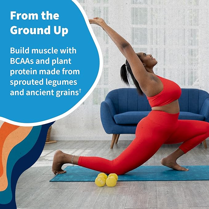 Vegan Protein Powder - Vanilla Organic Protein Powder, 22g Plant Based Protein & BCAAs, Probiotics & Digestive Enzymes - Garden of Life, Gluten & Lactose Free 1.5 LB
