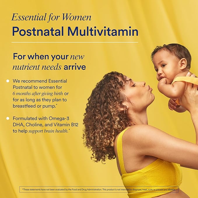 Ritual Postnatal Multivitamin and Gut Duo Supplements with Postnatal Vitamins and Synbiotic+: 3-in-1 Probiotic, Prebiotic, Postbiotic, Supports Lactation, and Gut Health, 30 Day Supply